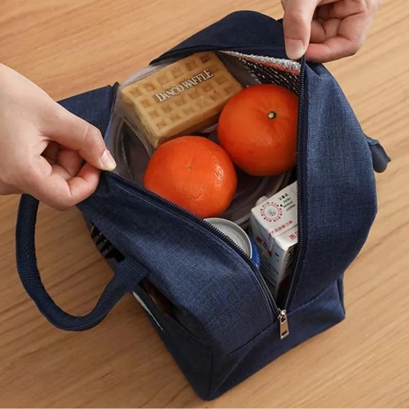 Lonchera Práctica con Cierre y Bolsillo Frontal – ¡Lleva Todo Organizado!